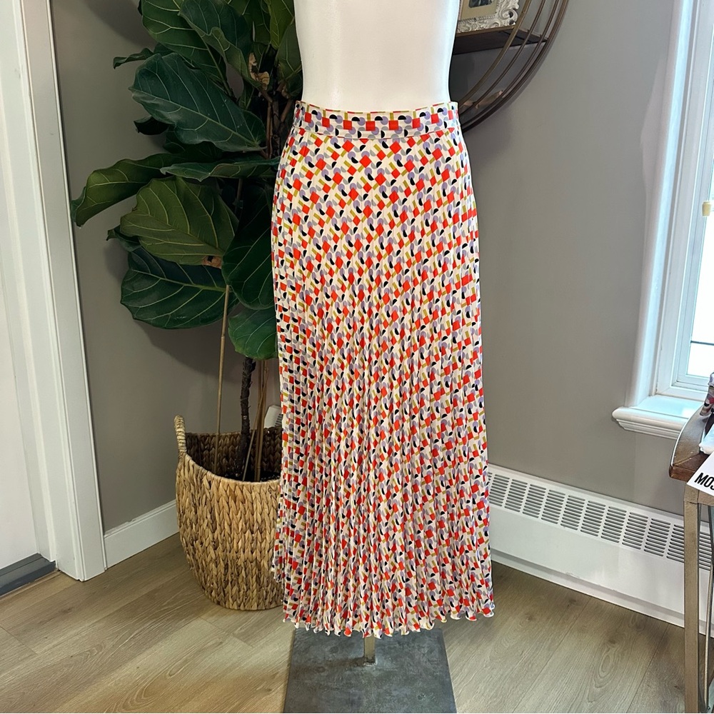 ZARA - NWOT long pleated skirt (matching blouse available to purchase)